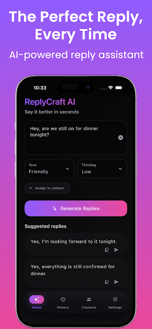 ReplyCraft - AI Reply Keyboard Screenshot 0