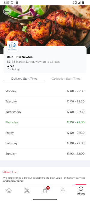 Blue Tiffin Newton Screenshot 3