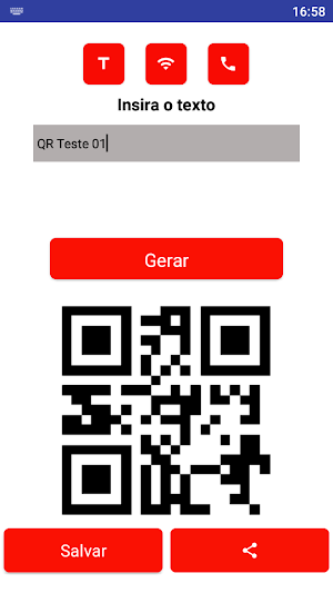 Leitor e Gerador QR Code Screenshot 1