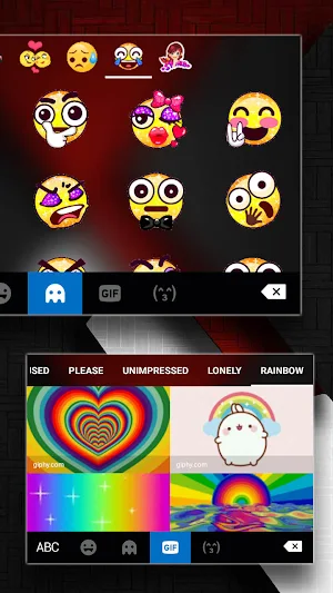 Simple Geometric Keyboard Back Screenshot 3