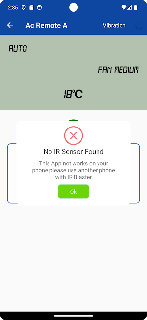 IR Remote for Panasonic AC Screenshot 2