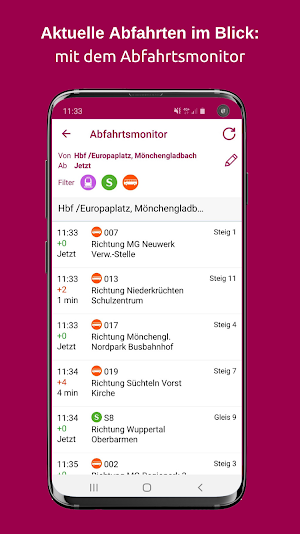 NEW MöBus App - Fahrplan Mönchengladbach Screenshot 3