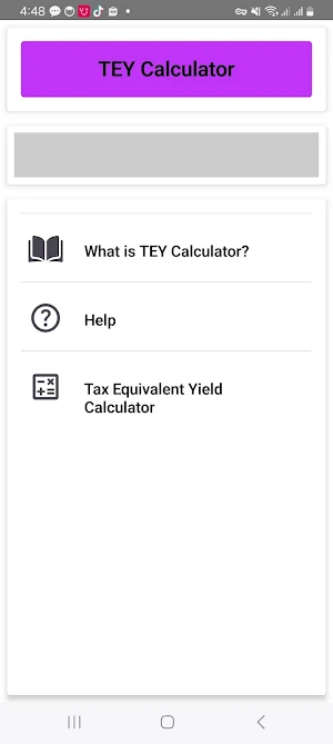 TEY Calculator Screenshot 0