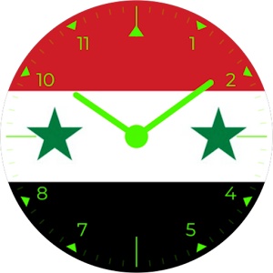 Syria Analog Watch Face Screenshot 0