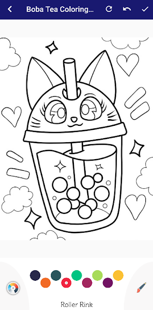 Boba Tea Coloring Book Screenshot 3