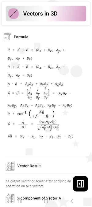 Vector Calculator Screenshot 2