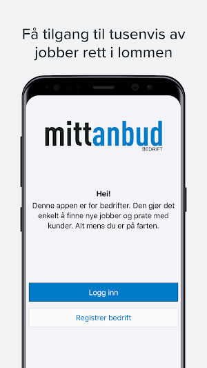 Mittanbud bedrift Screenshot 0