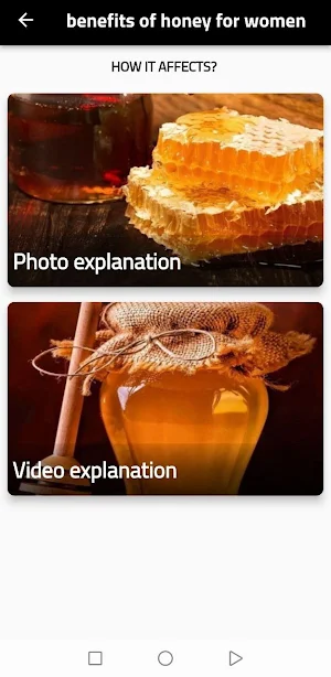 benefits of honey for women Screenshot 1