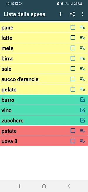 Shopping List Screenshot 2