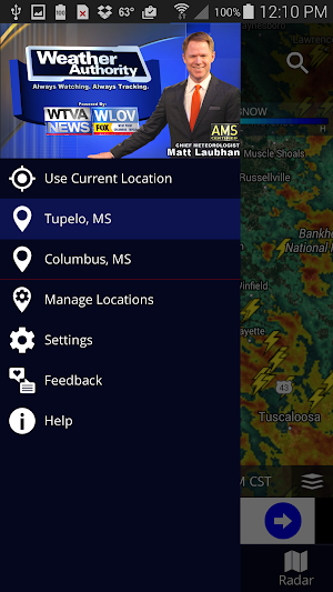 WTVA Weather Screenshot 3