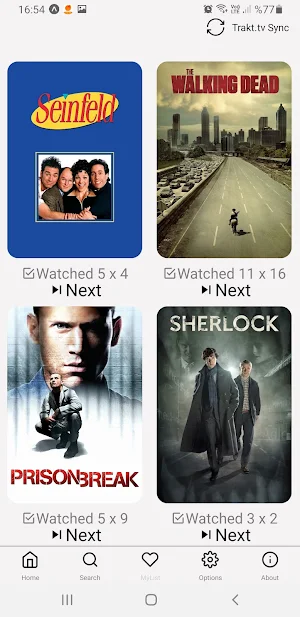 Tv Series Tracker Screenshot 1