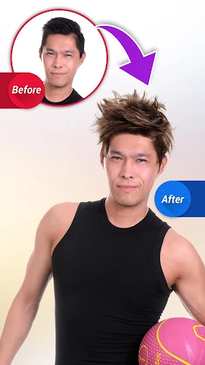 Man Hair Style - Boy & Man Hair Style Photo Editor Screenshot 2