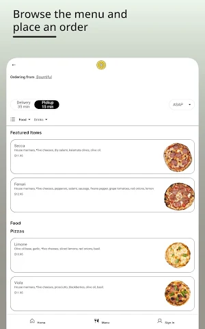 Pizzeria Limone Screenshot 1