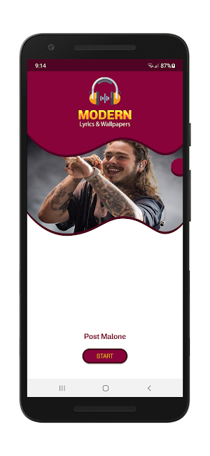 Post Malone Lyrics & Wallpaper Screenshot 0