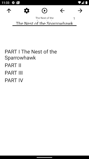 Book, The Nest of the Sparrowh Screenshot 0