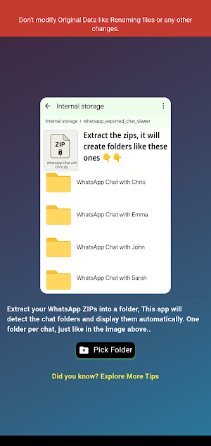 Chat Viewer - WhatsApp Exports Screenshot 0