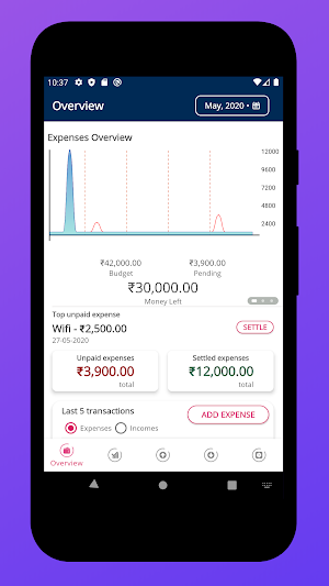 BUDGETit: Safe and Secure Expe Screenshot 1