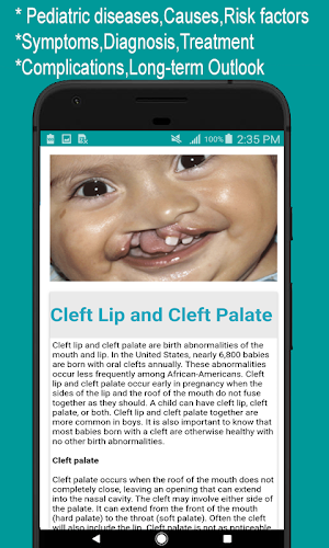 Pediatric Disease and Treatment Screenshot 3