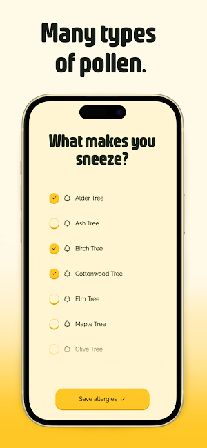 Pollinate - Pollen Forecast Screenshot 1