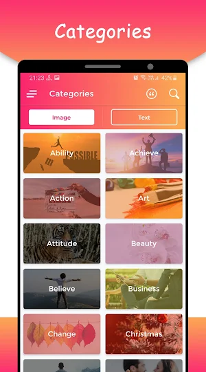 Quotesly – Image Quote Maker, Quotes Text on Photo Screenshot 1