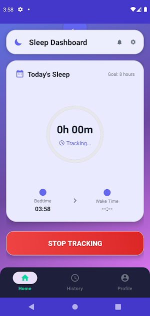 Night Sleep Monitor Screenshot 1