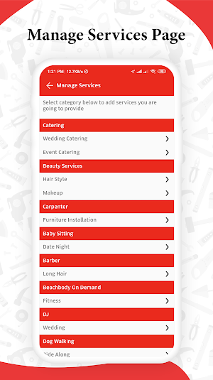 GoferHandy Service Provider App Screenshot 3
