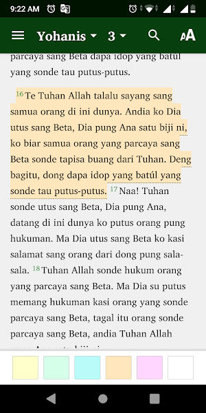 Kupang Bible App Screenshot 3