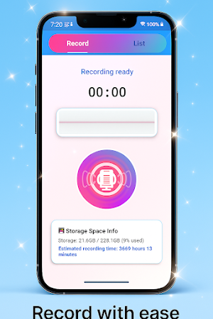 Easy Voice Recorder Screenshot 1