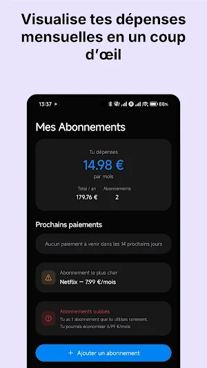 Mes Abonnements Screenshot 1