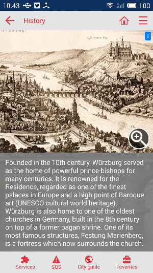 Wuerzburg city guide Screenshot 3