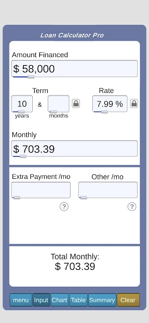 Loan Calculator% Pro Screenshot 0