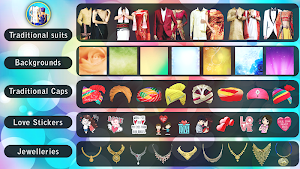 Couple Traditional Photo Suits : Best Couple Suit Screenshot 1