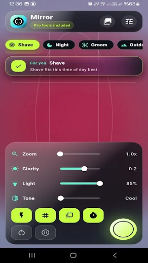 Lume Mirror: Makeup Mirror Screenshot 3