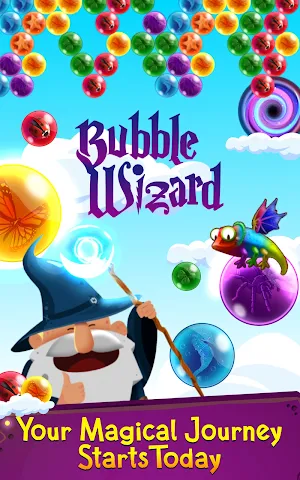 Bubble Shooter: Bubble Wizard, match 3 bubble game Screenshot 3