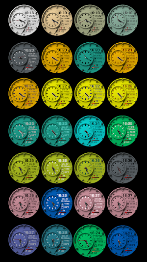 VJ-IVORY HYBRİD WATCH FACE Screenshot 2
