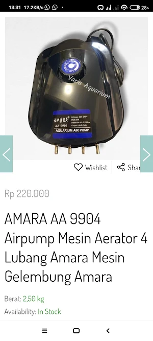 Varia Aq Online Store Screenshot 2