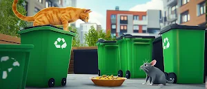 Animal Sim Angry Cat Games 3D Screenshot 0