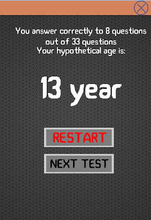 Age test – mega version Screenshot 3