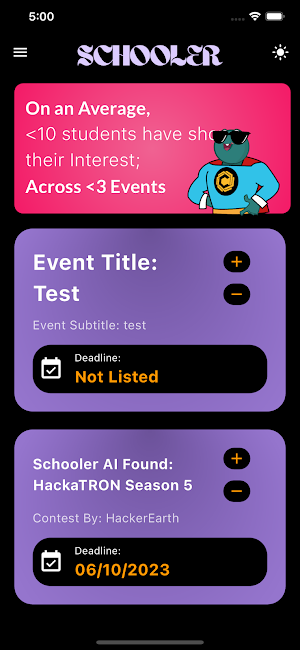 Schooler - Student Screenshot 2