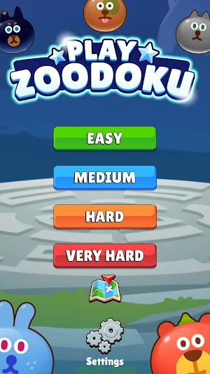 Zoodoku: sudoku number puzzle Screenshot 1