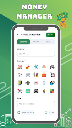 Track & Save – Budget Planner Screenshot 0