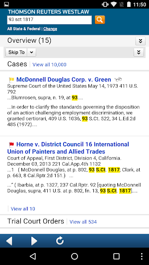 Westlaw Thomson Reuters Screenshot 3