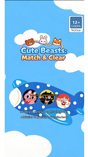 Cute Beasts: Match And Clear Screenshot 0