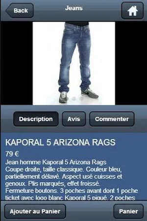 Vente Jeans Screenshot 3