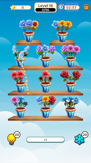 Flower Matching Puzzle Game Screenshot 2