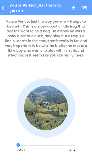 Bedtime Audio Stories for Children. Kids Sleep App Screenshot 2
