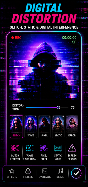 Glitch Video Editor: VHS FX Screenshot 3