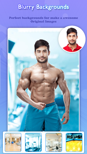 Man Body Builder Photo Suit : Six Pack Photo Suit Screenshot 1