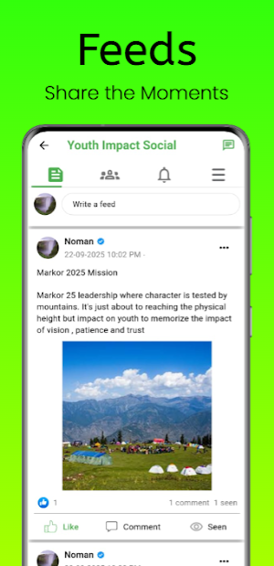 Youth Impact Social Screenshot 1