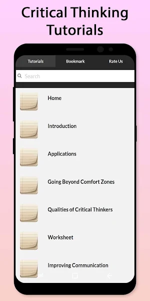 Easy Critical Thinking Tutorial Screenshot 0